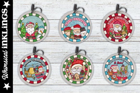 Christmas Cheer Ornaments Illustrations for Festive Design Projects