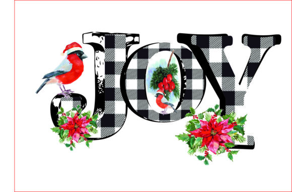 Christmas JOY PNG, Sublimation Graphics for Illustrations