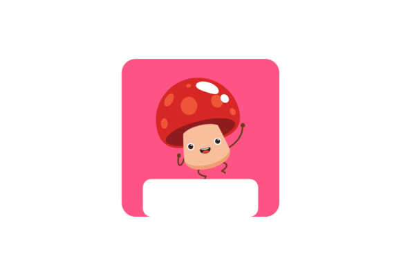 Christmas Kawaii Mushroom December Svg Illustrations for Branding